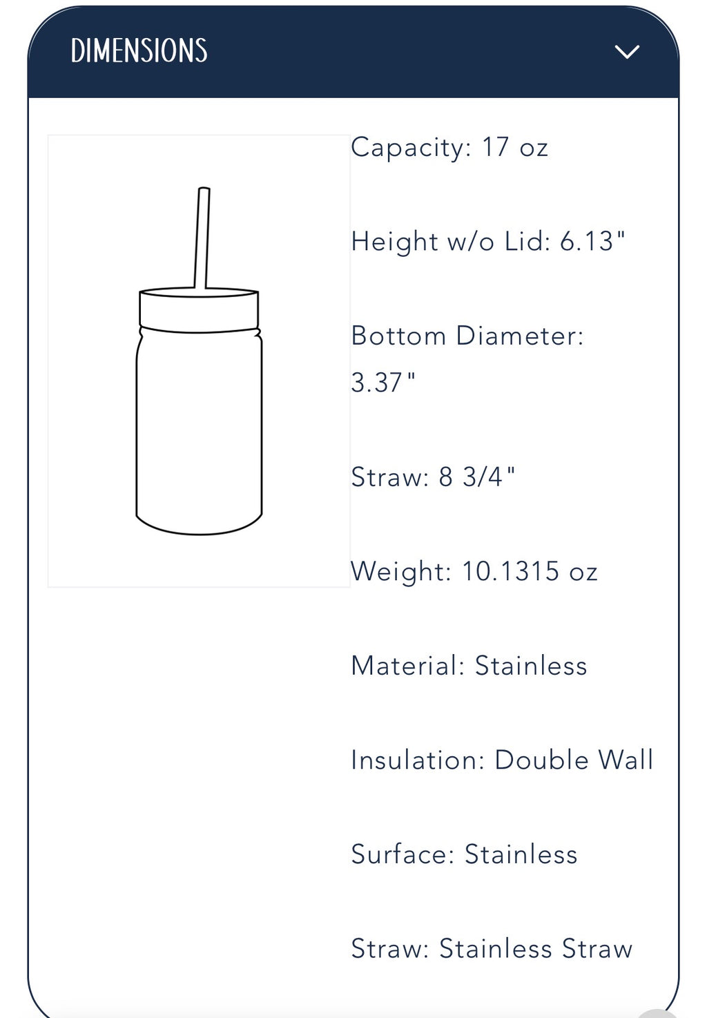 Gobelet métallique Mason Jar de 17 oz sur le thème de la Saint-Valentin