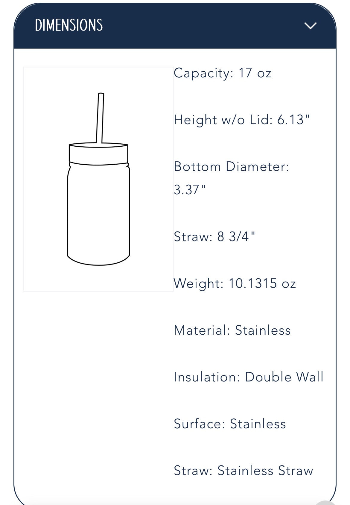 Gobelet métallique Mason Jar de 17 oz sur le thème de la Saint-Valentin