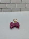 Pink Rhinestone Bow Charm