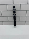 Rhinestone Beaded Ballpoint Pen-Black