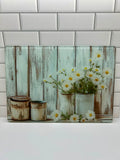 11x8 Glass Textured Sublimated Cutting Board with Beautiful Design