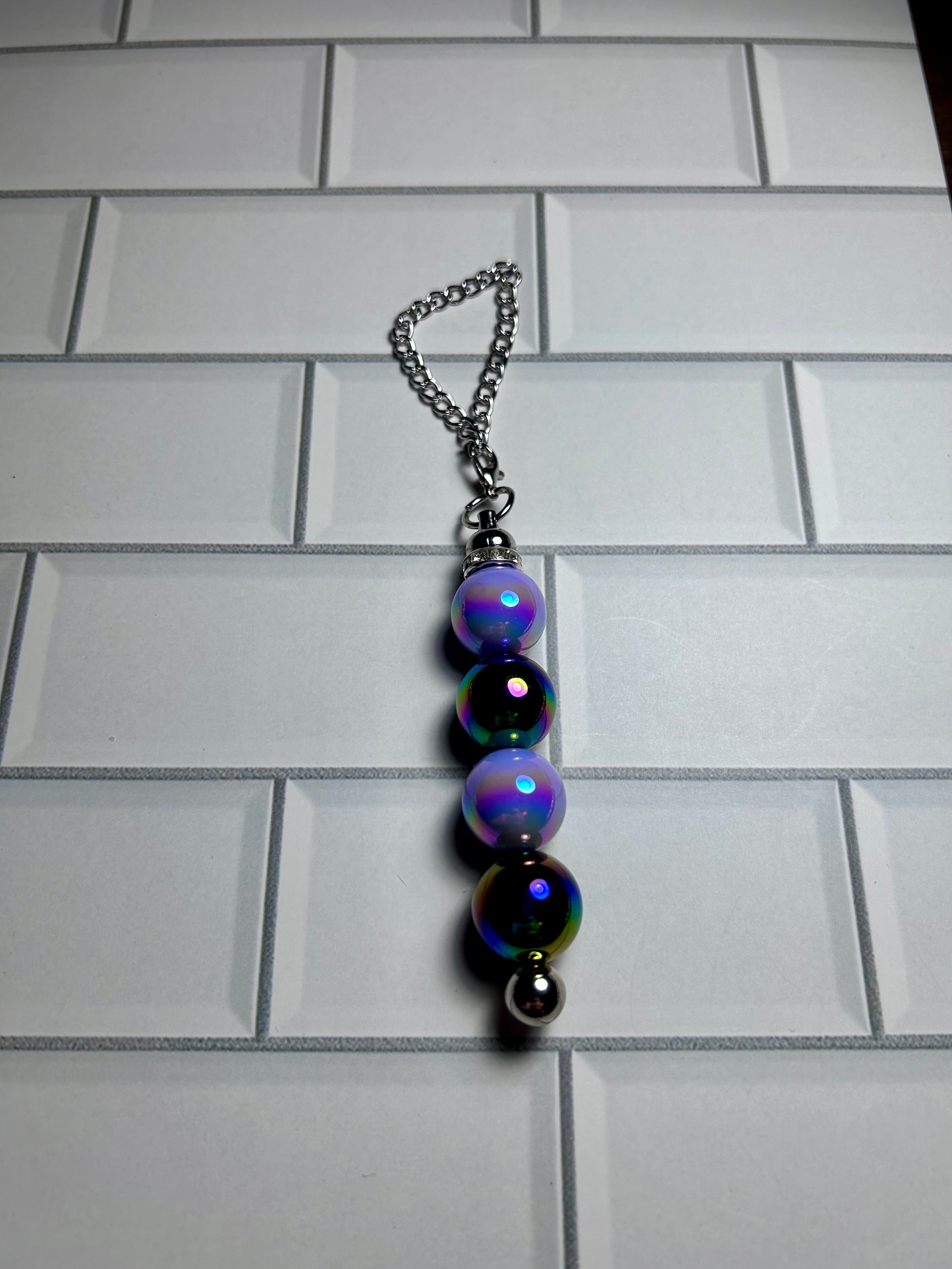 Beaded Cup Charm’s-Multi Color Acrylic