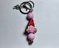 Valentines Day Theme Beaded Keychain