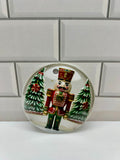 3x3 inch Ceramic Christmas Ornament featuring a Beautiful Design