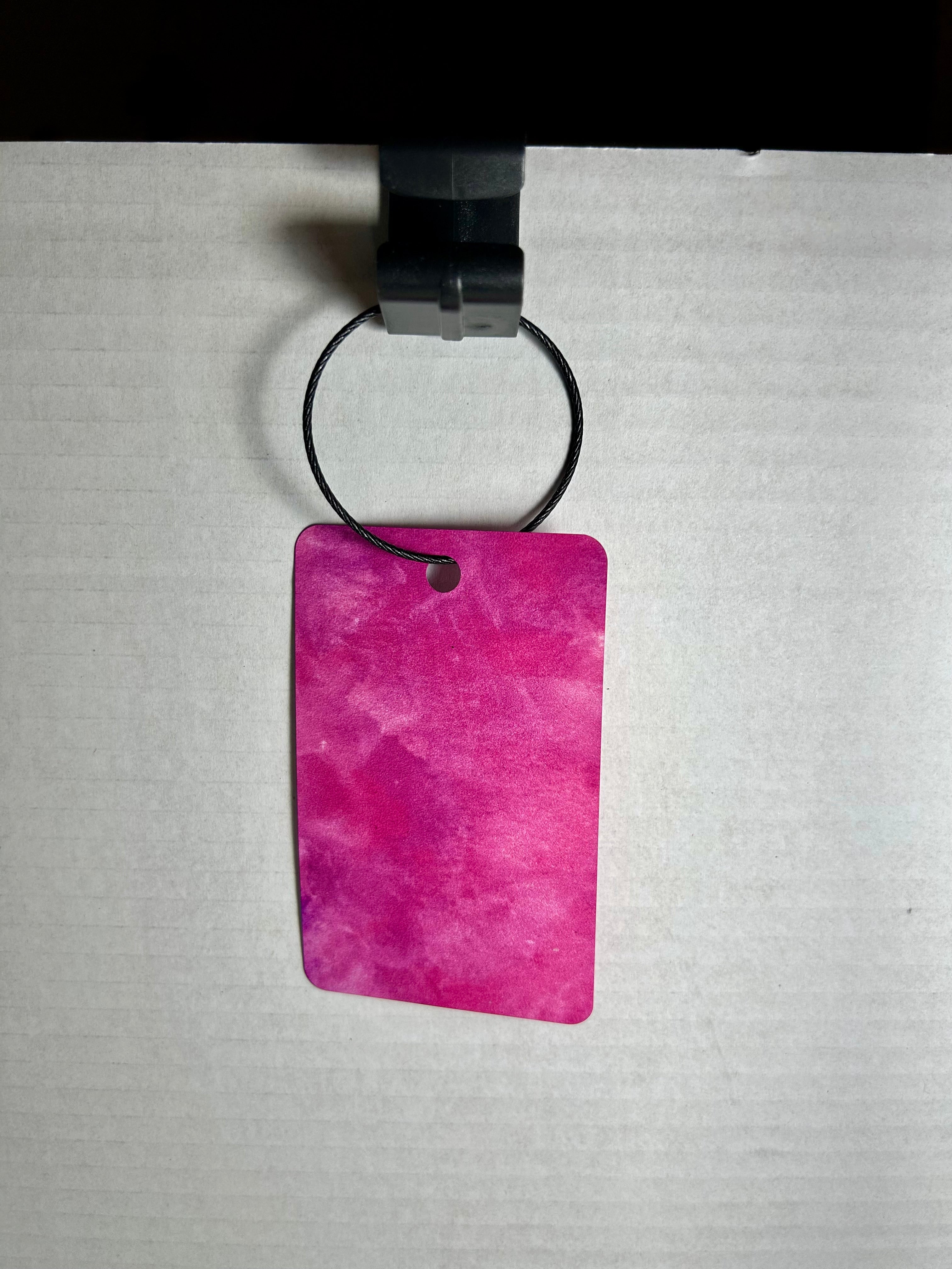 Double Sided PET Plastic Luggage Tags