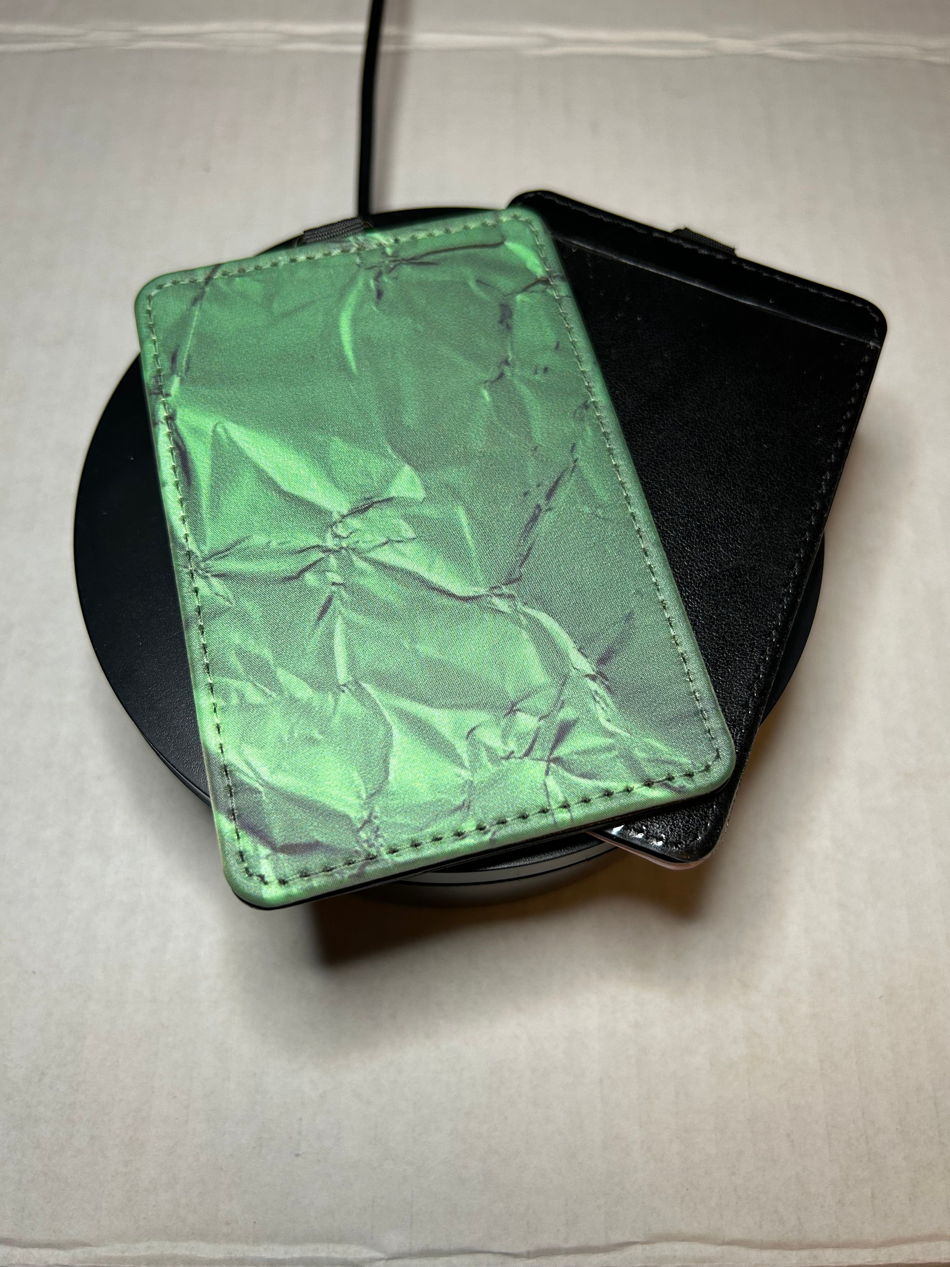 Porte-carte d'identité en cuir PU - Création graphique gratuite incluse !