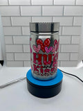 Gobelet métallique Mason Jar de 17 oz sur le thème de la Saint-Valentin