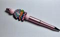Easter Theme Beaded Ballpoint Pen-Blush/Pink