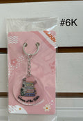 Acrylic Keychain Bundle with Beautiful Design -Includes One lotion & One Gel Pen