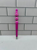 Beaded Pink Ballpoint Pen