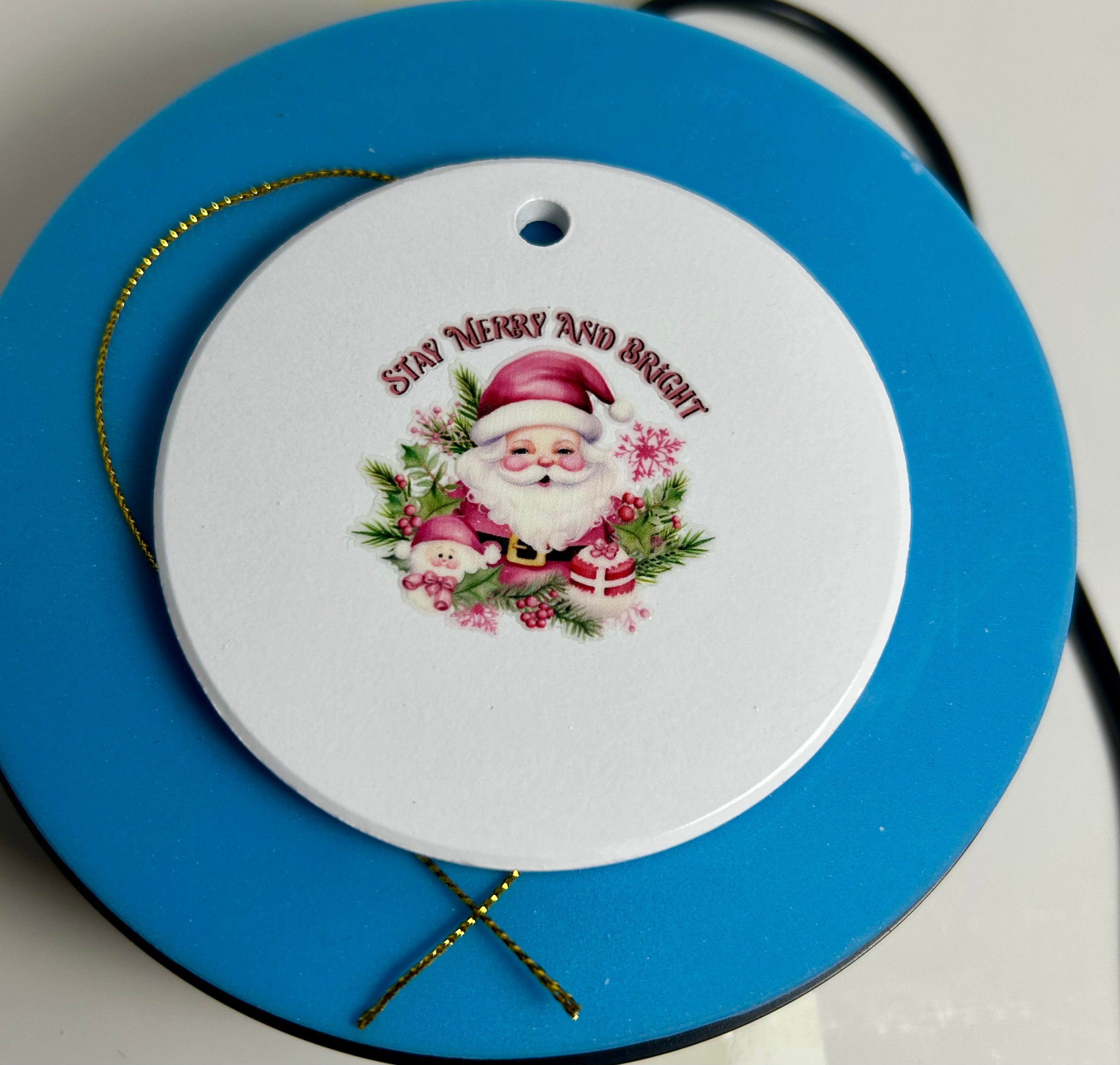 3 inch Ceramic Christmas Ornaments