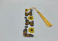 Acrylic Bookmark with Gold/Yellow Colored Tassel, Butterfly Theme