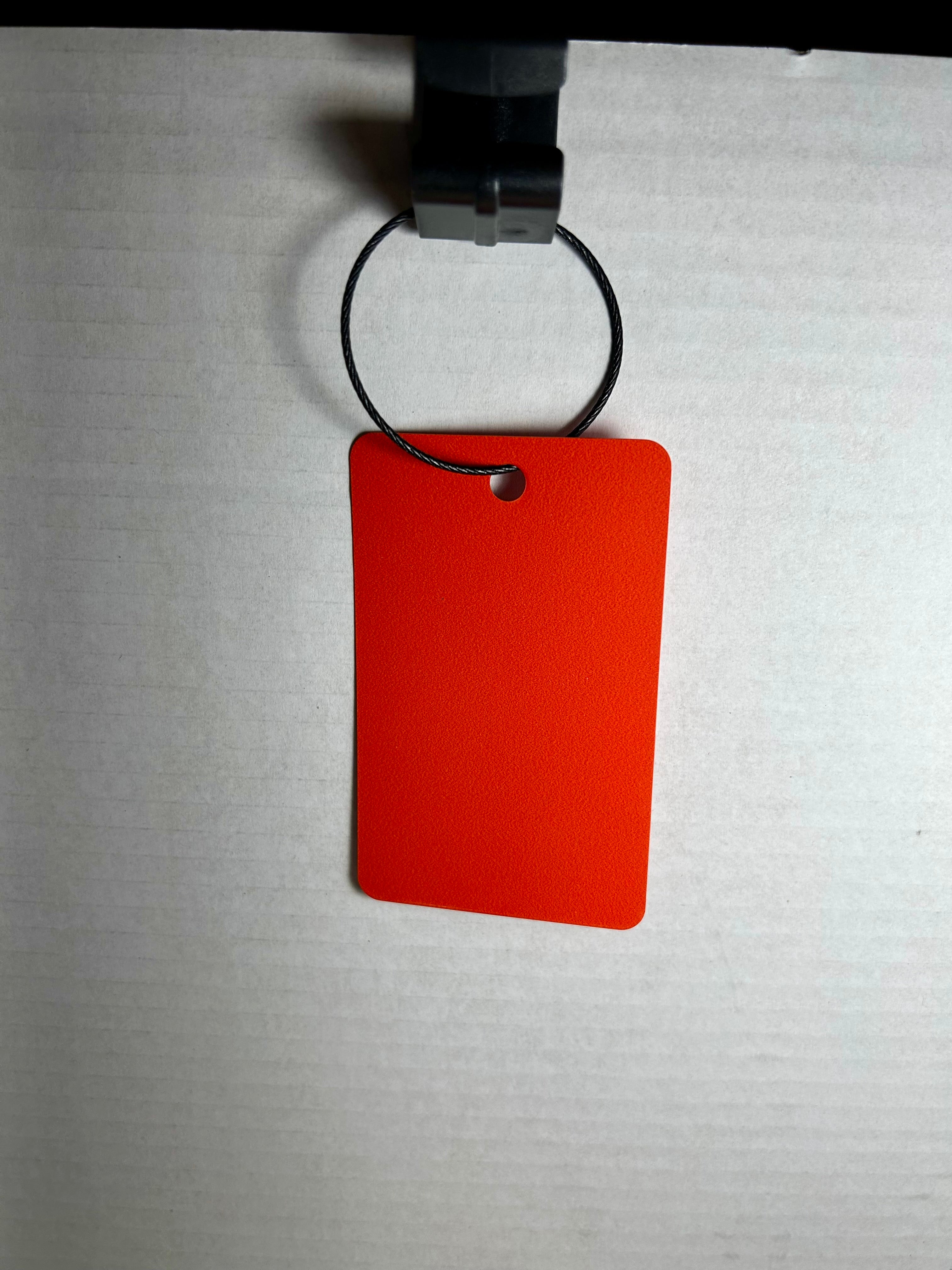 Double Sided PET Plastic Luggage Tags