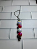 Beaded Cup Charm’s-Multi Color Acrylic