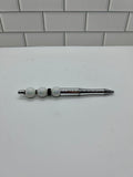 Beaded Ballpoint Pens-Metallic Silver Acrylic