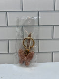 Champagne Rhinestone Butterfly Charm