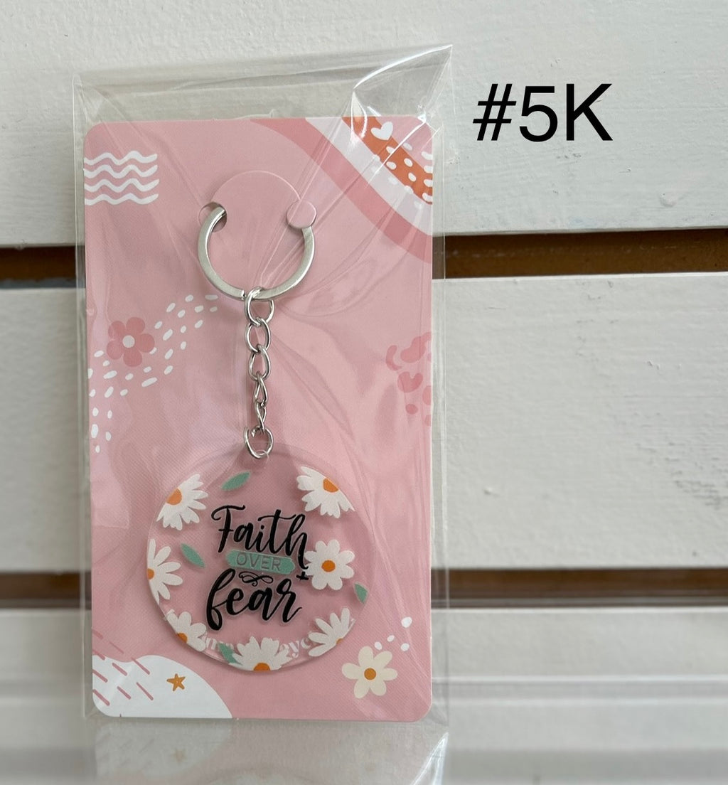 Acrylic Keychain Bundle with Beautiful Design -Includes One lotion & One Gel Pen