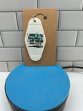 Retro Style Motel Keychain