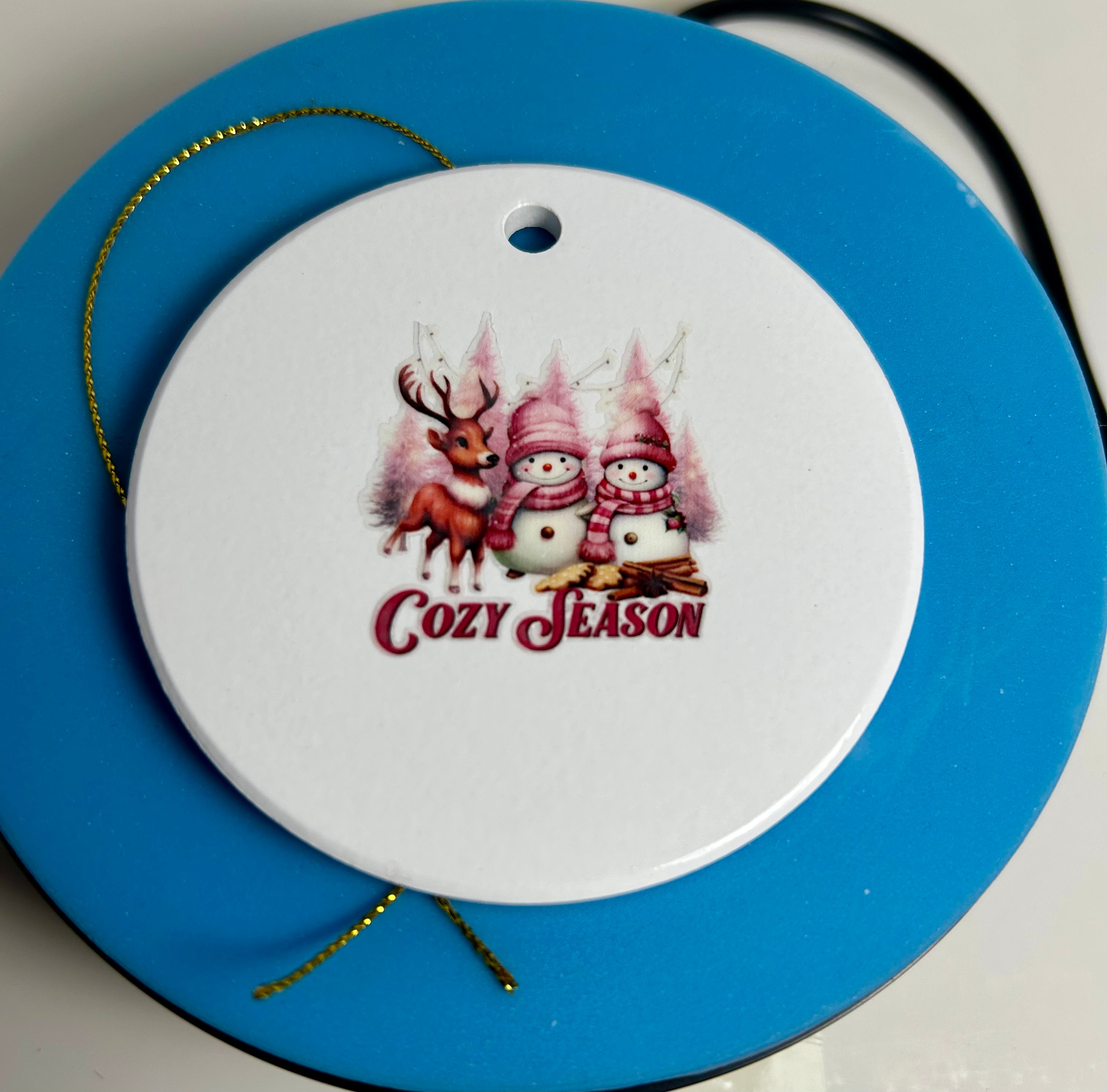 3 inch Ceramic Christmas Ornaments