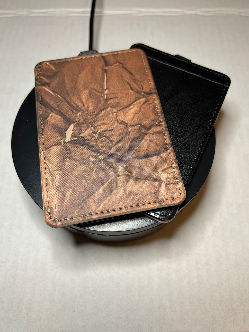 Porte-carte d'identité en cuir PU - Création graphique gratuite incluse !