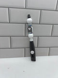 Beaded Box Cutter-Gray with Wooden White/Gray Beads