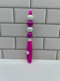 Beaded Box Cutter-Fuchsia Acrylic