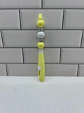 Beaded Box Cutter- Yellow Acrylic