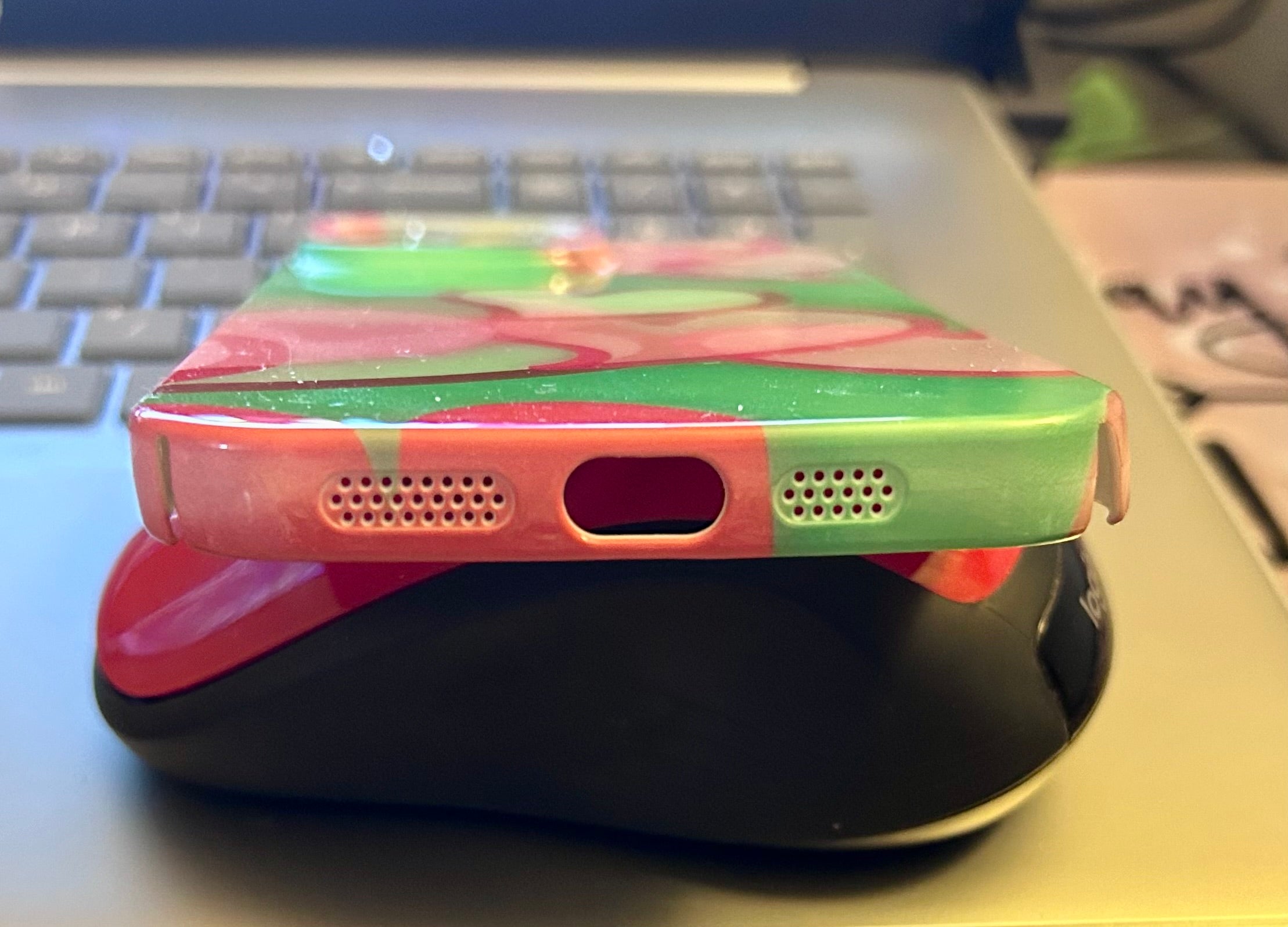IPHONE 14 PRO MAX Phone Case Featuring a Heart Theme
