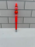 Beaded Orange Ballpoint Pen