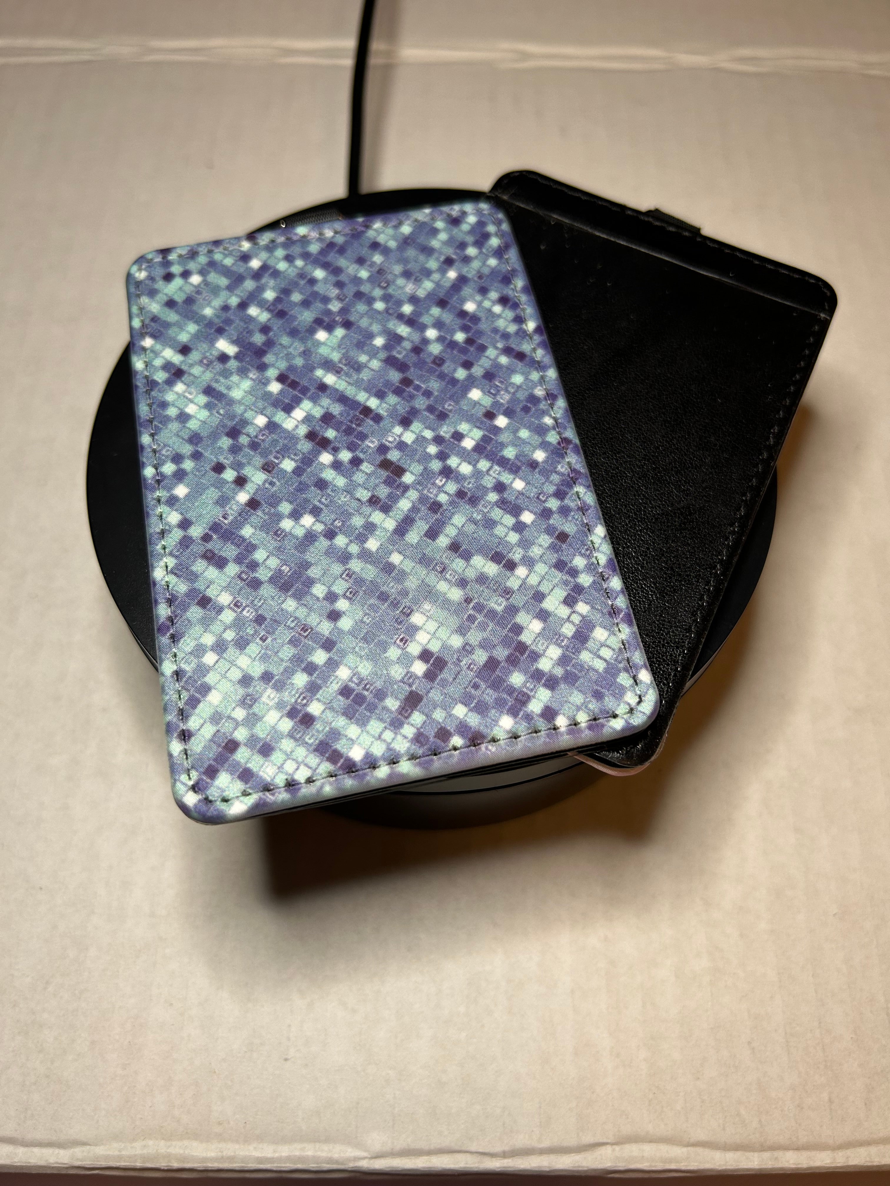 Pu Leather ID Card  Holder-Can Include a Free Design!