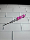 Beaded Seam Rippers-Pink Acrylic