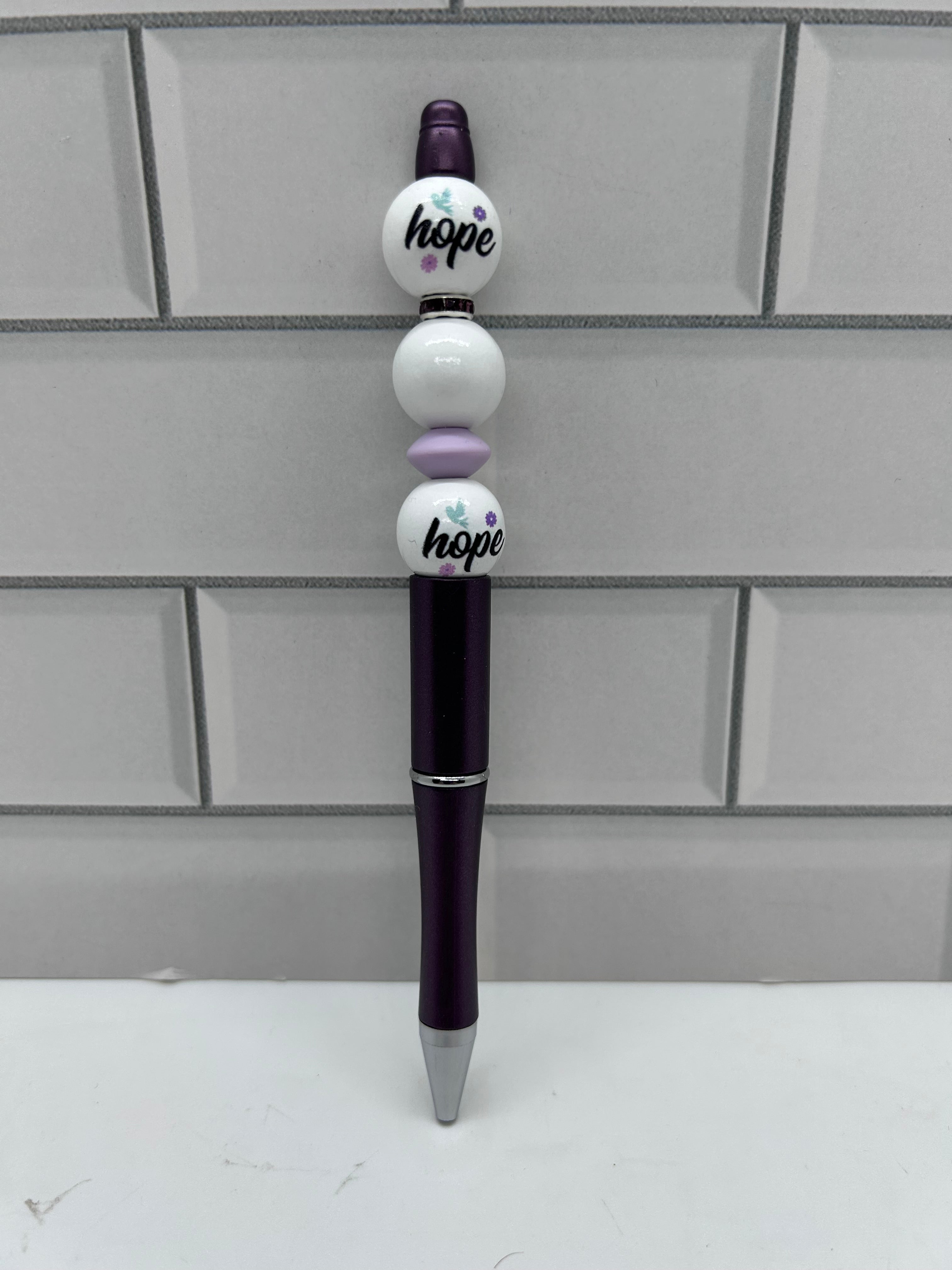 Stylo Bille Perlé, Violet Foncé Thème Inspiration