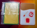 Support de cartes de téléphone en cuir PU, support de cartes de crédit adhésif