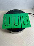 Double Sided PET Plastic Page Bookmarks