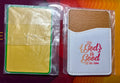 Support de cartes de téléphone en cuir PU, support de cartes de crédit adhésif
