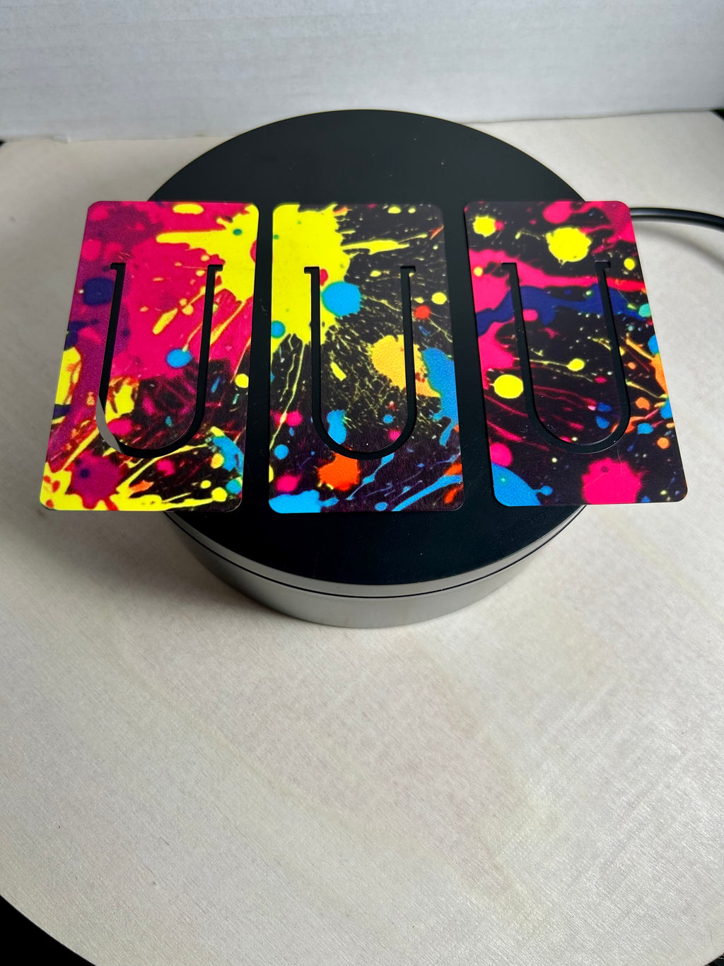 Marque-pages en plastique PET double face