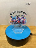 Acrylic Hexagon 4.5 Inch Sign featuring a Beautiful Design
