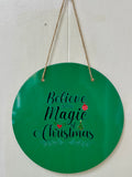 Metal Christmas Sign