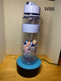 30 oz Plastic Water Bottle with Handle and Straw featuring a Beautiful Design