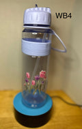 30 oz Plastic Water Bottle with Handle and Straw featuring a Beautiful Design