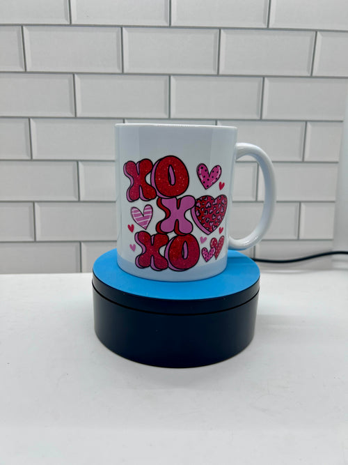 11 oz Coffee Mug featuring a Valentine Day Design