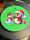 3 inch Ceramic Christmas Ornaments