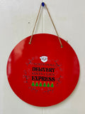 Metal Christmas Sign