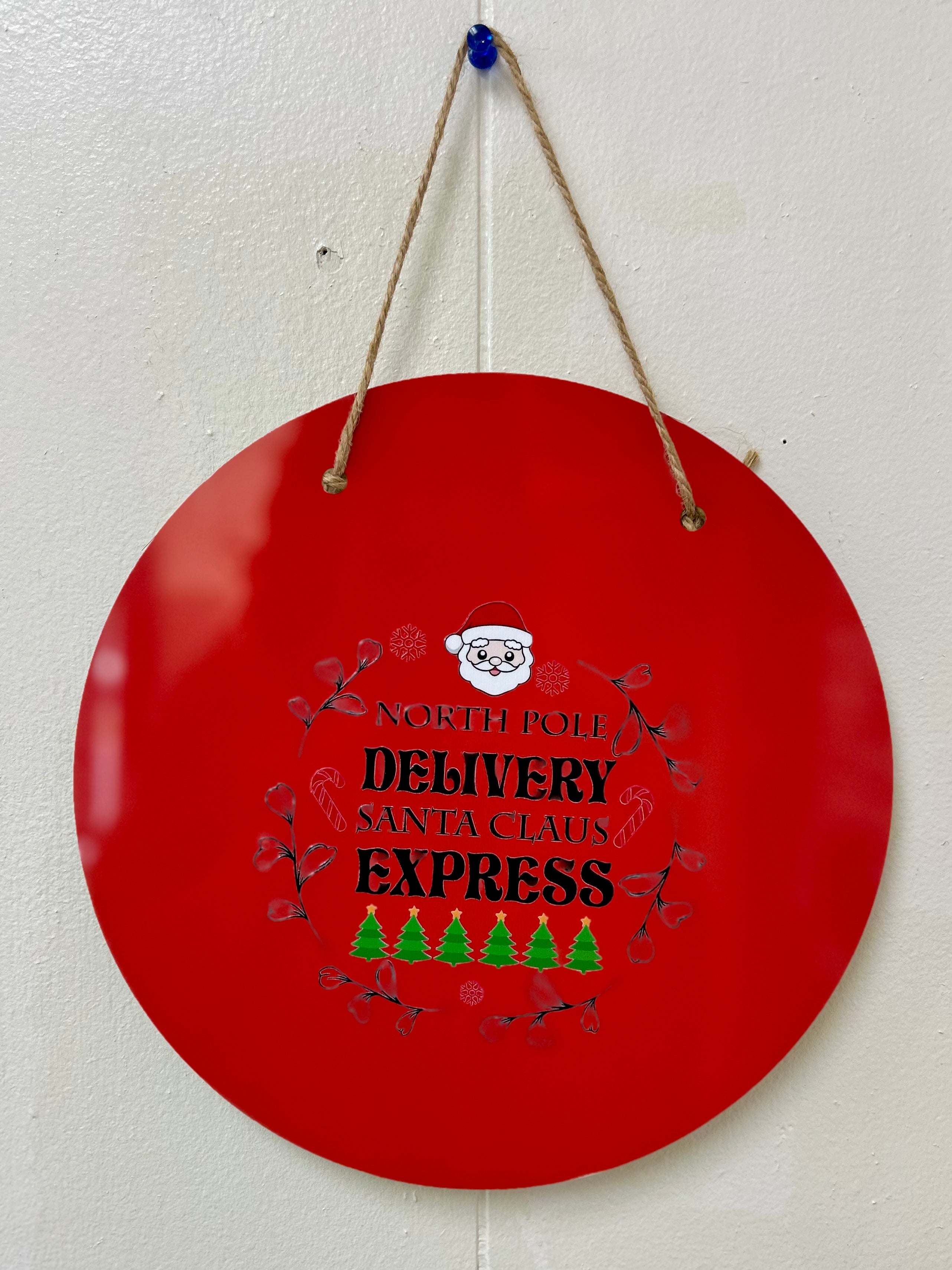 Metal Christmas Sign