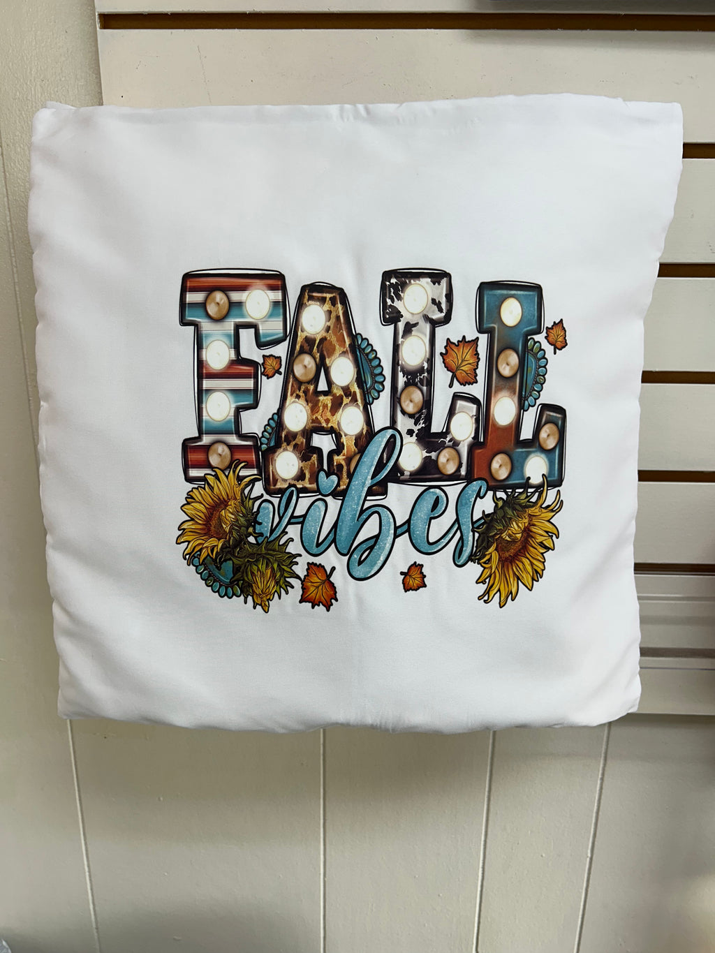 Coussin décoratif d'automne 16x16