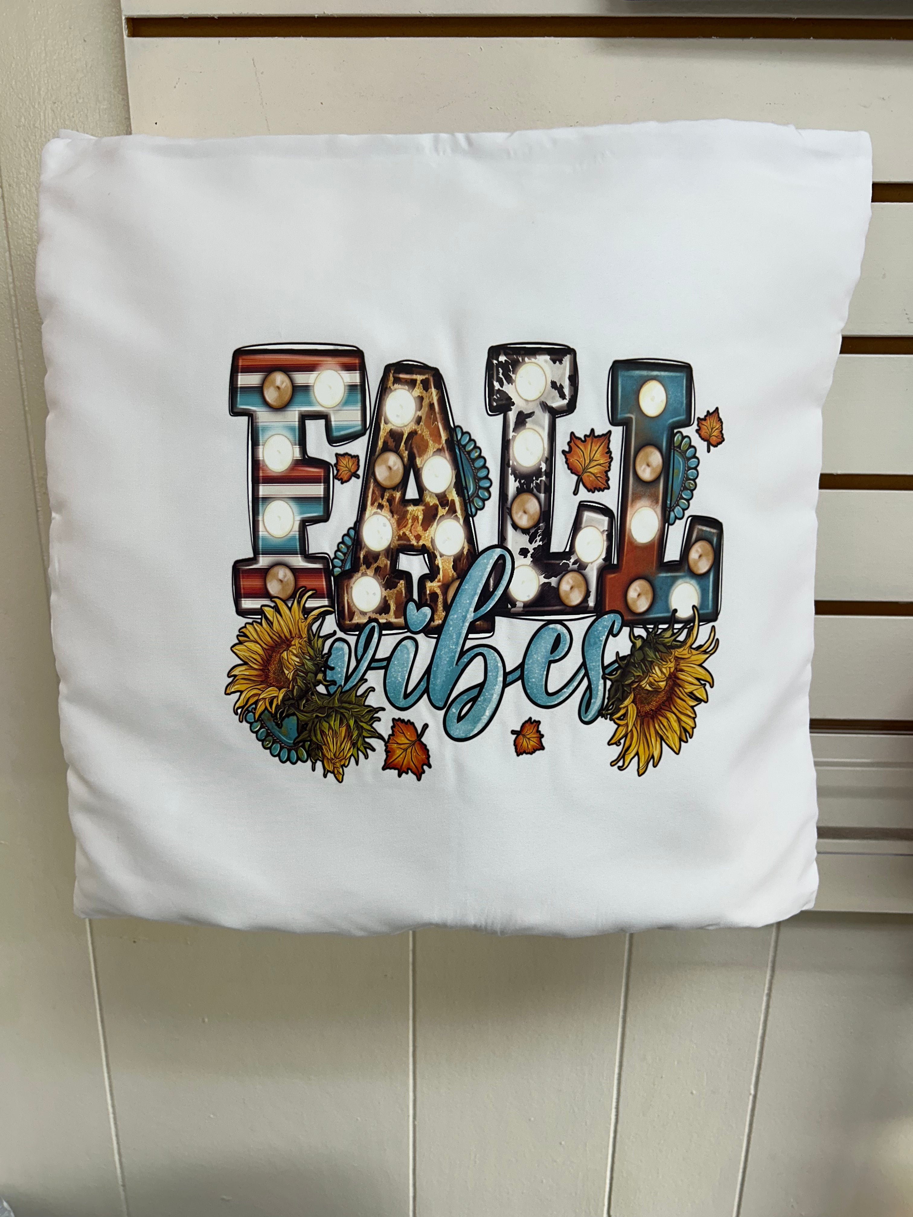 Coussin décoratif d'automne 16x16