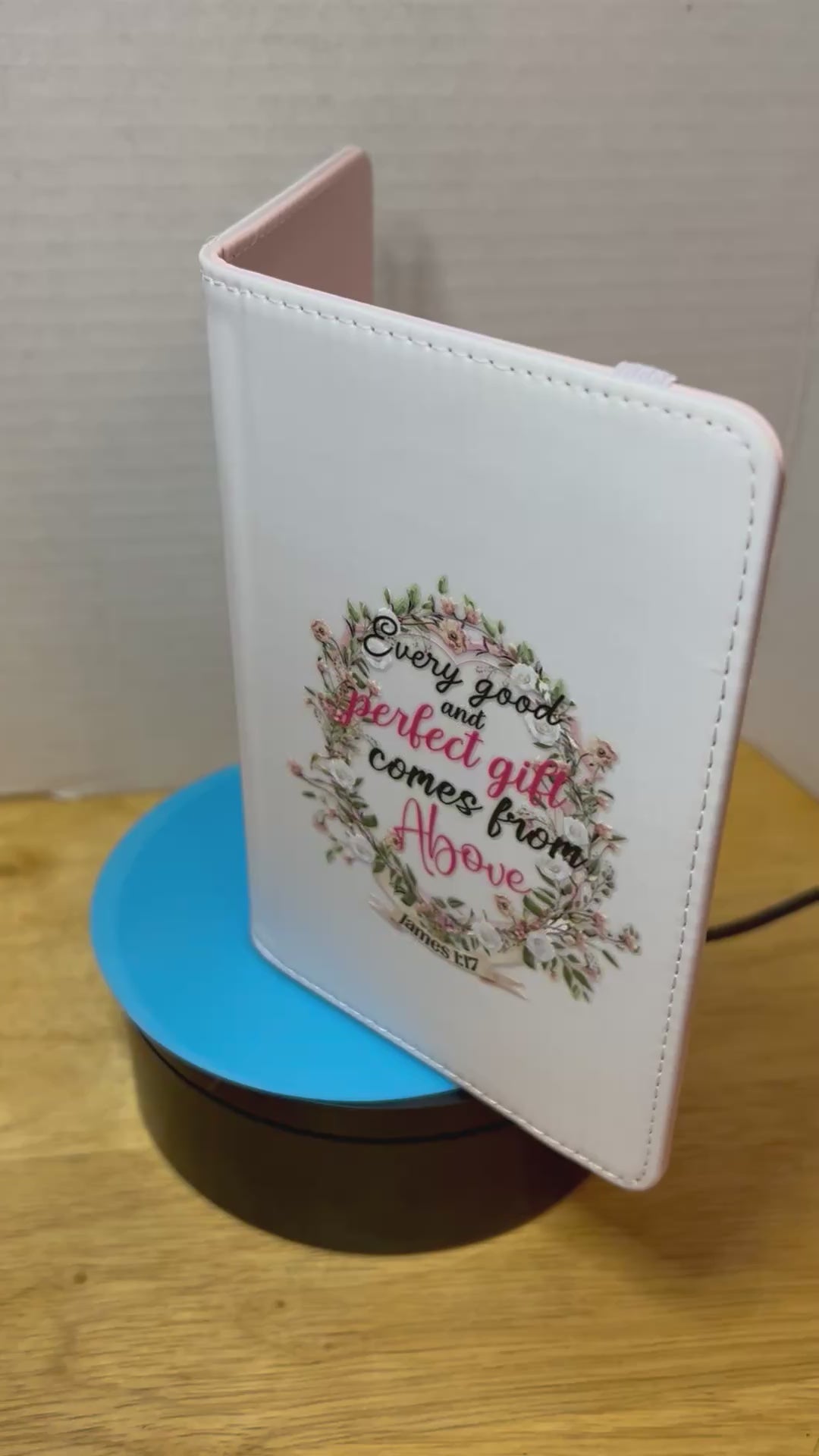 Passport Cover With Two Card Holders, Featuring A Beautiful Design